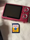 FujiFilm PINK FinePixZ20fd Digital Camera + Charger+Cables+ Manual Tested Works — photo 2