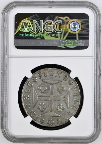1815 Portugal Silver 400 Reis Coin KM# 331  NGC AU Details