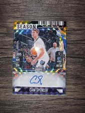 Cam Spencer - Choice [Black / GOLD] 2024 Panini Mosaic RC Season Ticket Auto /8