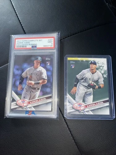 2017 Topps  Aaron Judge Exclusives Running #287 PSA 9 & Aaron Judge RookieHMW99