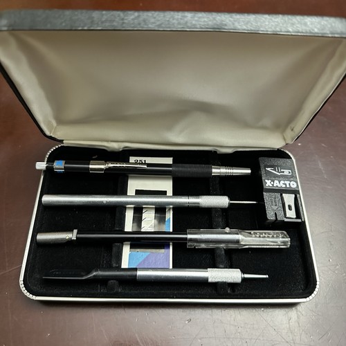 X-ACTO Professional Graphic Art Set 5055 Razor Blade Exacto Knife Precision 251