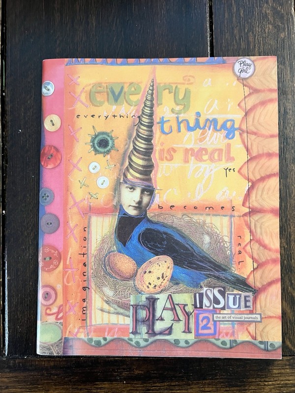 Teesha Moore  The Art of Visual Journals Magazine Play Issue 2 -2002
