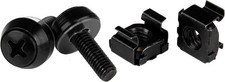 StarTech.com 50 Pack 10-32 Server Rack Cage Nuts and Screws w/Washers - Rack...