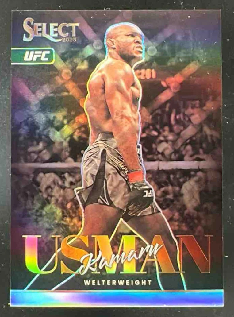 2023 Panini Select UFC Artistic Selections #3 Kamaru Usman