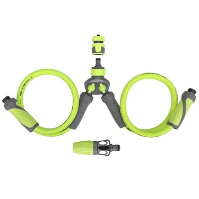 Flexzilla HFZGSK01 Marine Twin Outboard Flush Kit, 6-Piece 5/8 in. x 3/4 in.