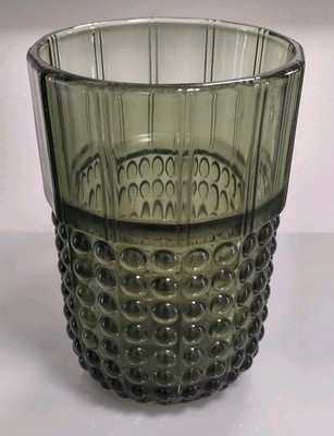 Glasvase, Luxval Igor, Val st Lambert, Tannenbaumgrun, H-21cm, D.ob. 14,5cm