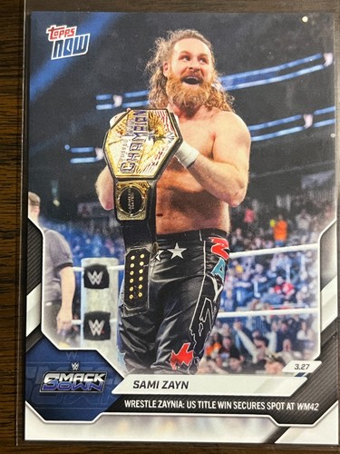 Sami Zayn – Sami Zayn - 2026 WWE Topps NOW® - Card 33 - PR: 532