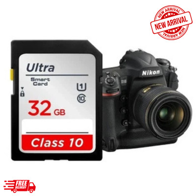 SD Card 64GB 128GB 256GB V10 16GB 32GB Normal Full Size Flash SD Memory Card Hig