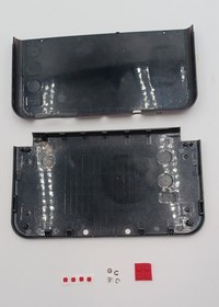 New Nintendo 3ds Xl LL Monster Hunter X Replacement Outside Shells+Rubbers+Label