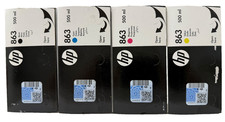 New Genuine HP 863 Black Color 4PK Ink Cartridge Box PageWide XL 3920 500ml
