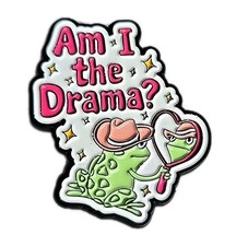 Enamel Pin Frog Self Reflecting Funny