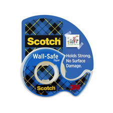 Scotch Wall-Safe Tape Dispenser Roll 3/4 inch x 650 inches Clear
