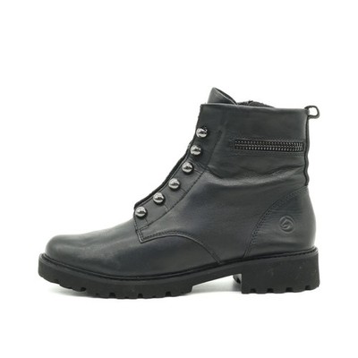 remonte Damen d8673 stiefelette schwarz leder comfort stiefeletten EU 39