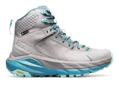 HOKA ONE ONE Women's Sky Kaha Hiking Boots, Frost Gray/Aqua Haze NEW Sz 9