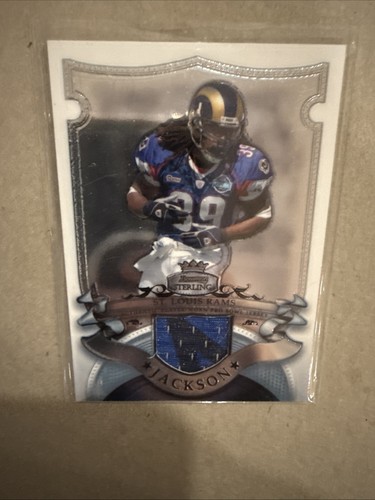 Steven Jackson: 2007 Bowman Sterling Player Worn Pro-Bowl JSY #BSVR-SJ SL Rams - Bild 8 von 15