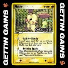 Plusle - 44/107 - Reverse Holo - Deoxys - Pokemon Card - LP on eBay