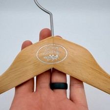 Laura Ashley Wooden Clothes Hanger Natural Wood with Notches