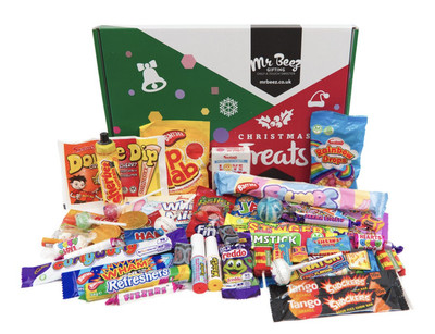 Weihnachten Süß Geschenkbox Mix Klassisch Retro Kindheit Liebling Süßigkeiten & Schokolade 