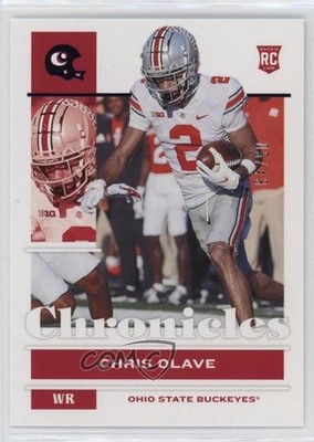 2022 Panini Chronicles Draft Picks Purple 5/49 Chris Olave #10 Rookie RC 06n3