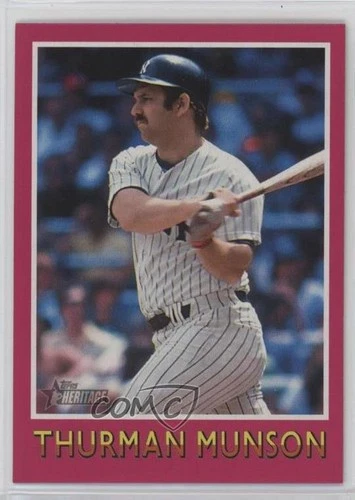 2024 Topps Heritage 1975 Baseball Sensations Thurman Munson #75BS-5