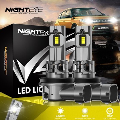Paar H11 H8 H9 Nebel Scheinwerfer 70W 30000LM Halogen Zulassung Lampen Canbus
