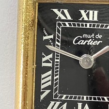 E130 Cartier Must Tank Ca4175 Sm Watch Manual Winding 4