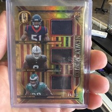 Panini 2023 Gold Standard Newly Minted Anderson Wilson Carter Triple Patch /199