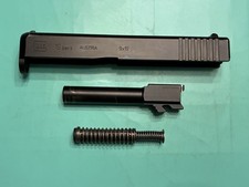 USED OEM GLOCK 19 GEN 5 COMPLETE SLIDE BARREL GUIDE ROD BLACK 9MM MODEL 45 47