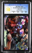 Star Wars Qui-Gon Jinn 2021 Chrome Galaxy 38 CGC PERFECT 10