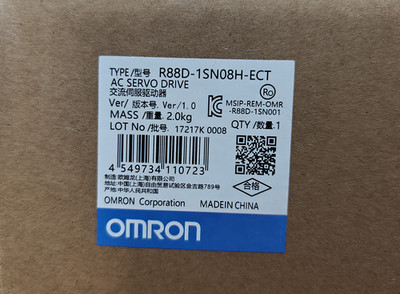 New Omron R88D-1SN08H-ECT Servo Driver Fast Shipping