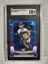 2023 Bowman Chrome Sapphire Bo Bichette #6 SGC 10 Topps Baseball 