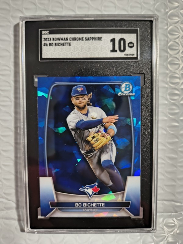 2023 Bowman Chrome Sapphire Bo Bichette #6 SGC 10 Topps Baseball 