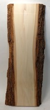 Lindenholz Brett mit Rinde zum Basteln gehobelt für z.B. Haustürdeko 22x62x2,6cm