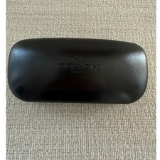 Coach Original Black Sunglass Eyeglass Case Hard Clamshell