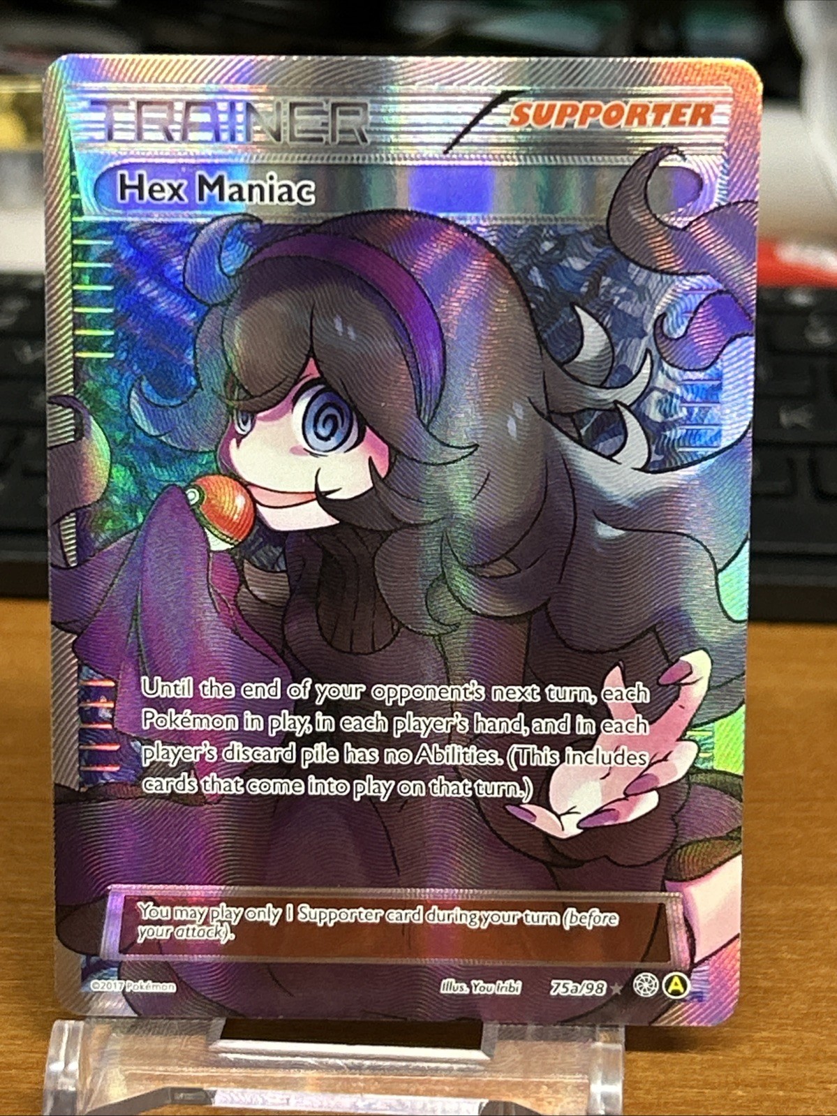 Hex Maniac 75a/98 Trainer Supporter Alternate Art Ancient Origins Pokemon TCG NM