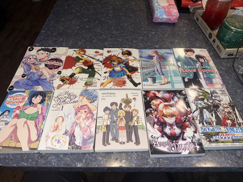 Manga Lot 5 All English