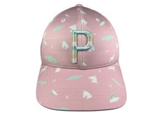 PUMA Pink UNICORN GOLF HAT Course Athletic Gym Hike Baseball Strap Cap ADULT SZ