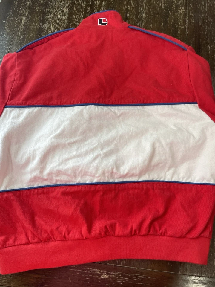 Novo! Jaqueta de Moto Zara Tamanho Grande Pesada Bordada Conexões Humanas Logotipos - Imagem 3 de 4