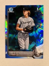 2022 Bowman Chrome 1st Sapphire Refractor Noah Schultz - BDC-56 White Sox