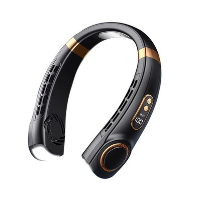 Neck Fan Rechargeable Digital Portable Display  Cooling Airflow Mini Conditioner