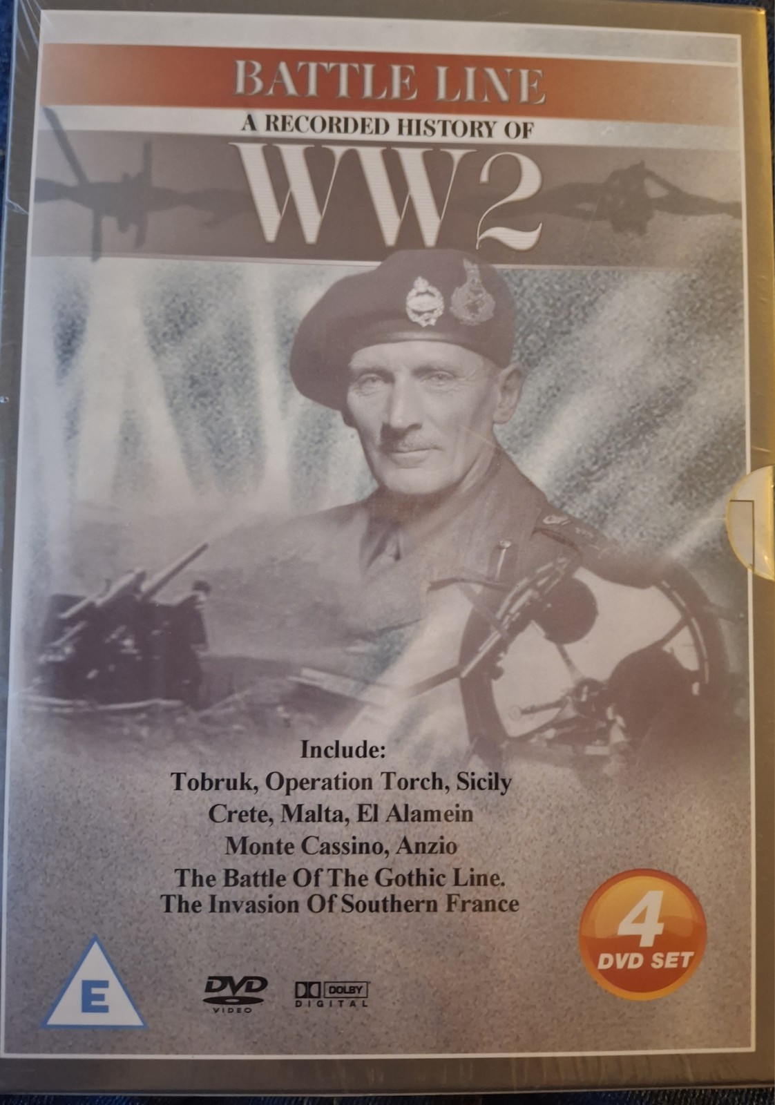Battle Line A Recorded History of WW2 DVD 4XDisc Box Set 2007 Brand New Sealed