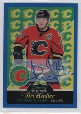 2015-16 O-Pee-Chee Platinum Retro Rainbow Blue Auto Jiri Hudler #R41 Auto 2u9