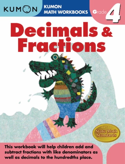 Kumon Grade 4 Decimals & Fractions by Kumon Publishing (Paperback Book)