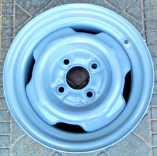 Vintage Factory Ford 13 X 5 Steel Wheel. 4 Lug X 4.25 108mm. 2.5 Center