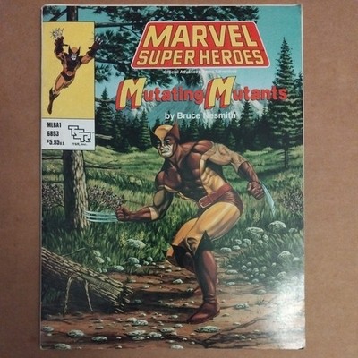 Marvel Super Heroes MLBA1 Mutating Mutants TSR RPG Adventure Module