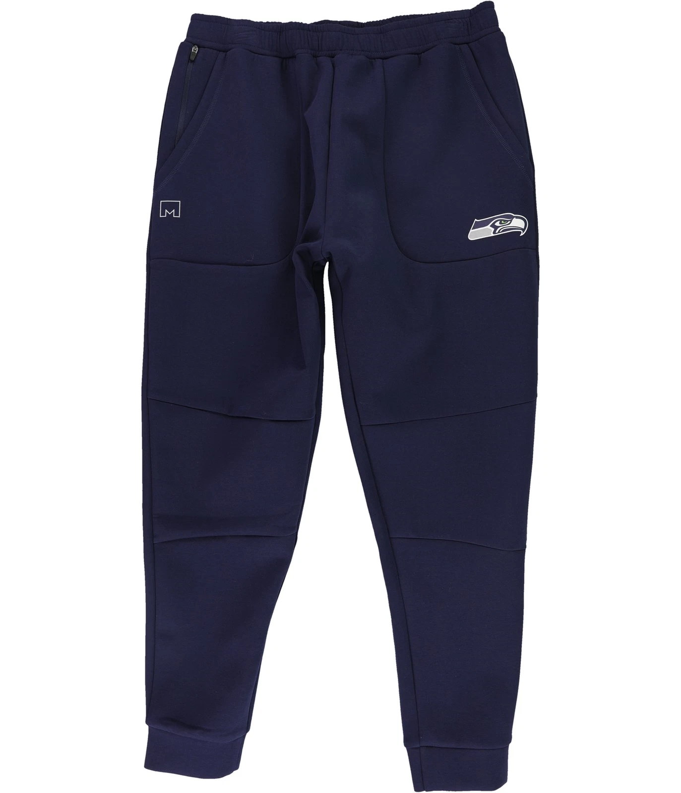 MSX Mens Seattle Seahawks Straight Leg Jogger Athletic Pants, Blue, Large / 28L