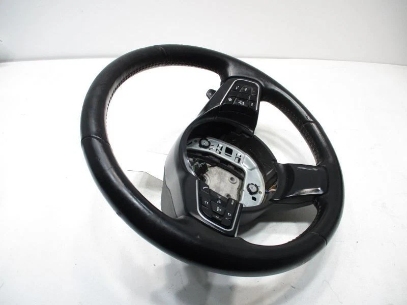 2018 JAGUAR F-PACE STEERING WHEEL W/CONTROLS BLACK PADDLE SHIFTERS 23289 Foto 2 de 4