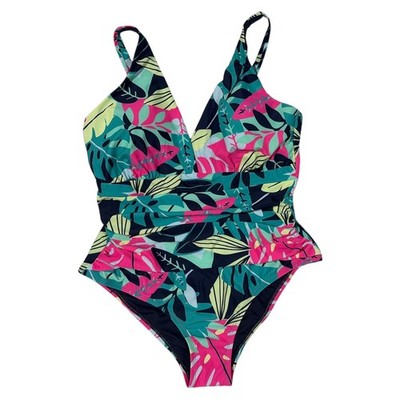 Member's Mark Women's Fully Lined V-Front One-Piece Swimsuit