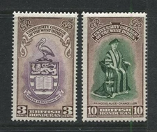 British Honduras 1951 Inauguration of BWI University SG176-7 MNH (S92)