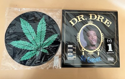 DR DRE The Chronic LP Limited IVC Edition Green Vinyl Slipmat Corner Dent NEW